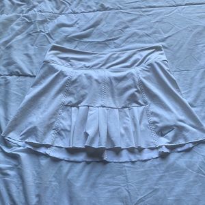 White Tennis skirt
